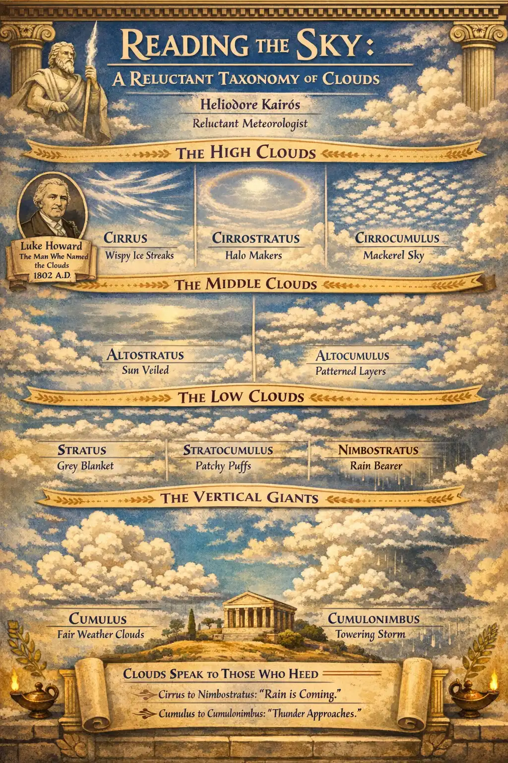 Cloud types and meanings