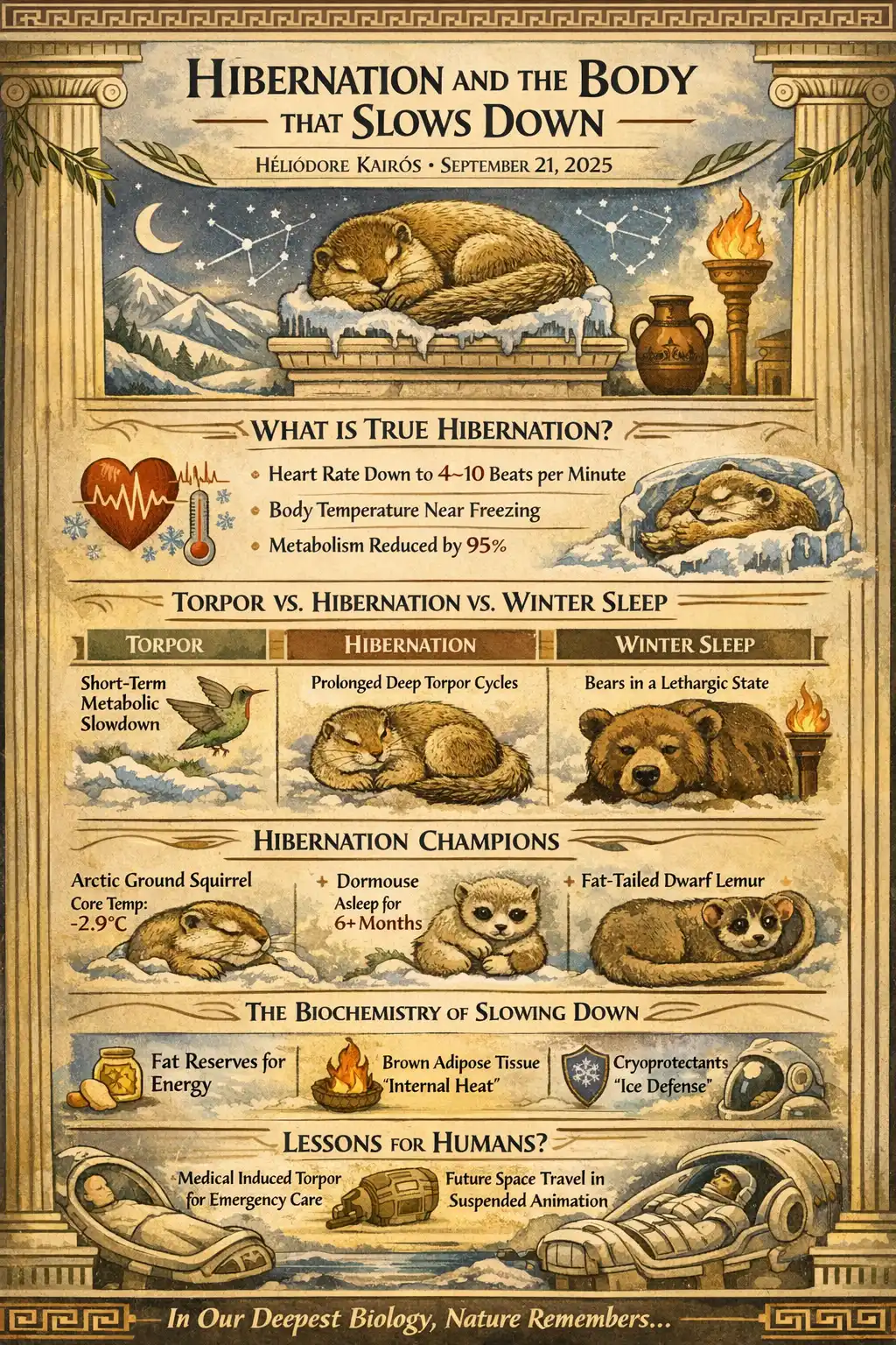 Hibernation and the Body That Slows Down