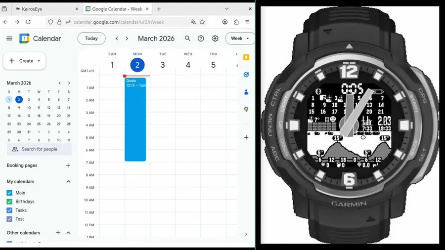 Create a new event in Google Calendar