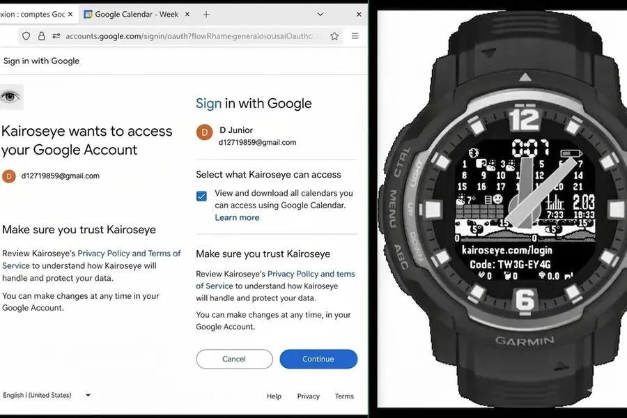 Authorize calendar access