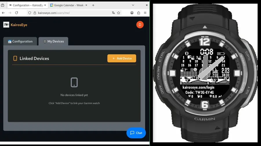 My Devices — no device linked
