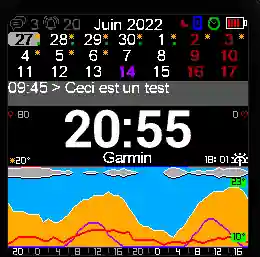 KairosEye v1 watchface on Garmin